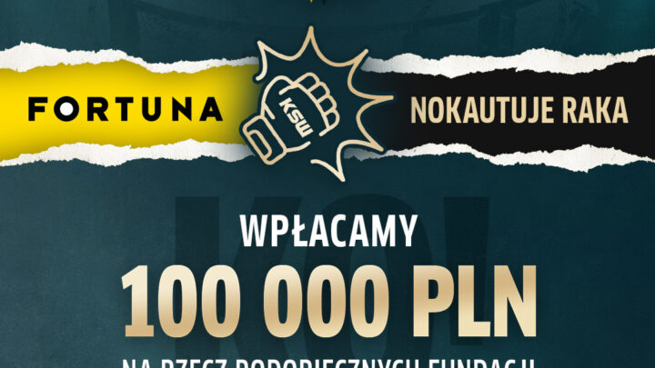 raKOut: 100 000 zł od Fortuny dla Fundacji Cancer Fighters