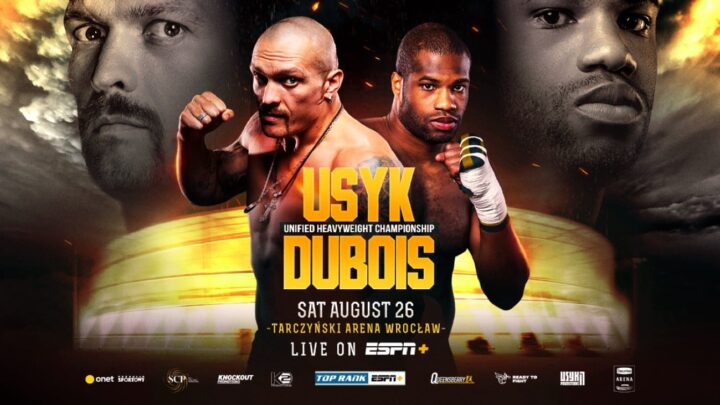 Karta walk bokserskiej gali we Wrocławiu (Usyk – Dubois)